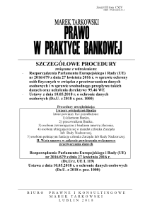 Szczegółowe procedury związane z wdrożeniem Rozporządzenia Parlamentu Europejskiego i Rady (UE) RODO